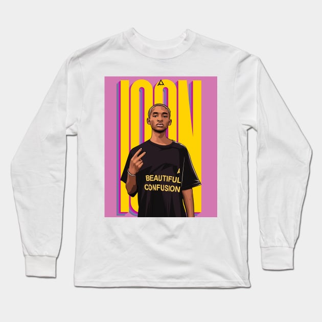 JADEN SMITH Long Sleeve T-Shirt by stooldee_anthony@yahoo.com